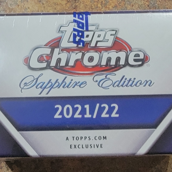 2021-22 Topps Chrome UEFA Champions League Sapphire Edition Box *Sealed* - Picture 3 of 7